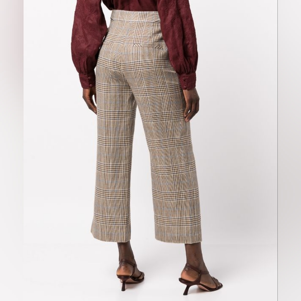 Zara Cropped Wide Leg Trousers